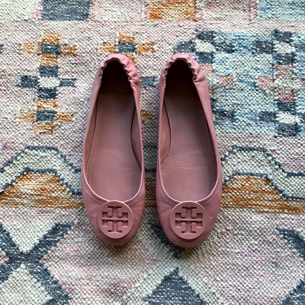 Tory Burch Minnie Travel Ballet Flats 8.5